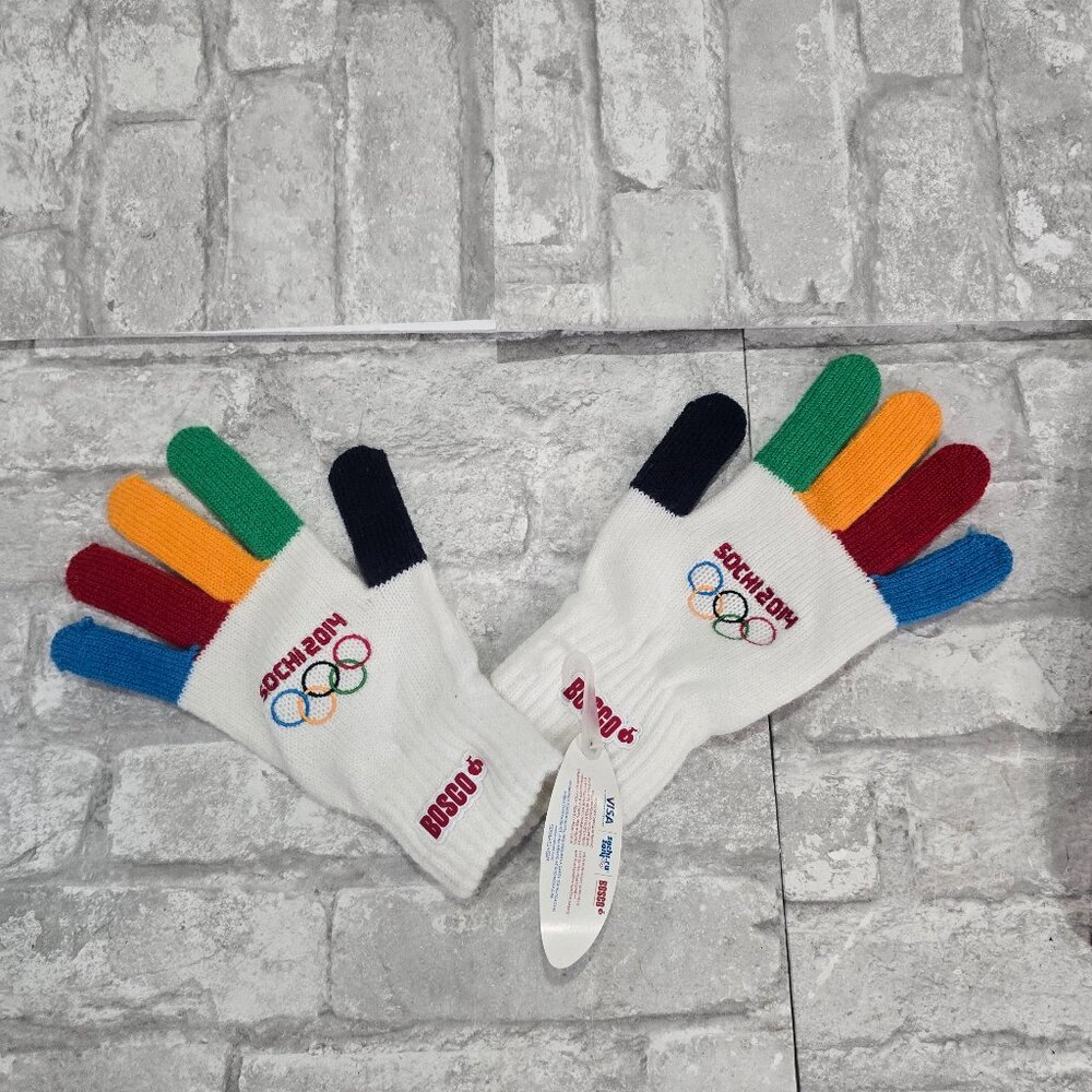 Bosco‎ New Sochi 2014 Olympics Adult One Size gloves multicolor